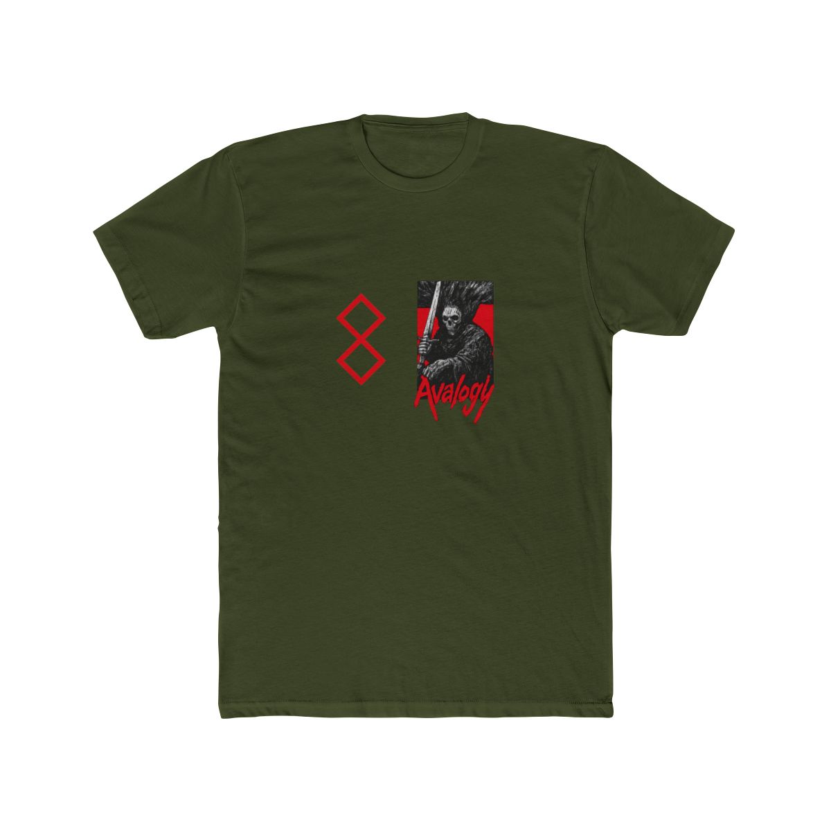 Berserk Guts Black Swordsman Vintage T Shirt - alternate angle 4, merchandise