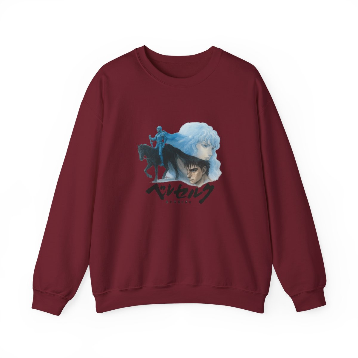 Berserk Manga Character Illustrations Sweatshirt - alternate angle 4, merchandise
