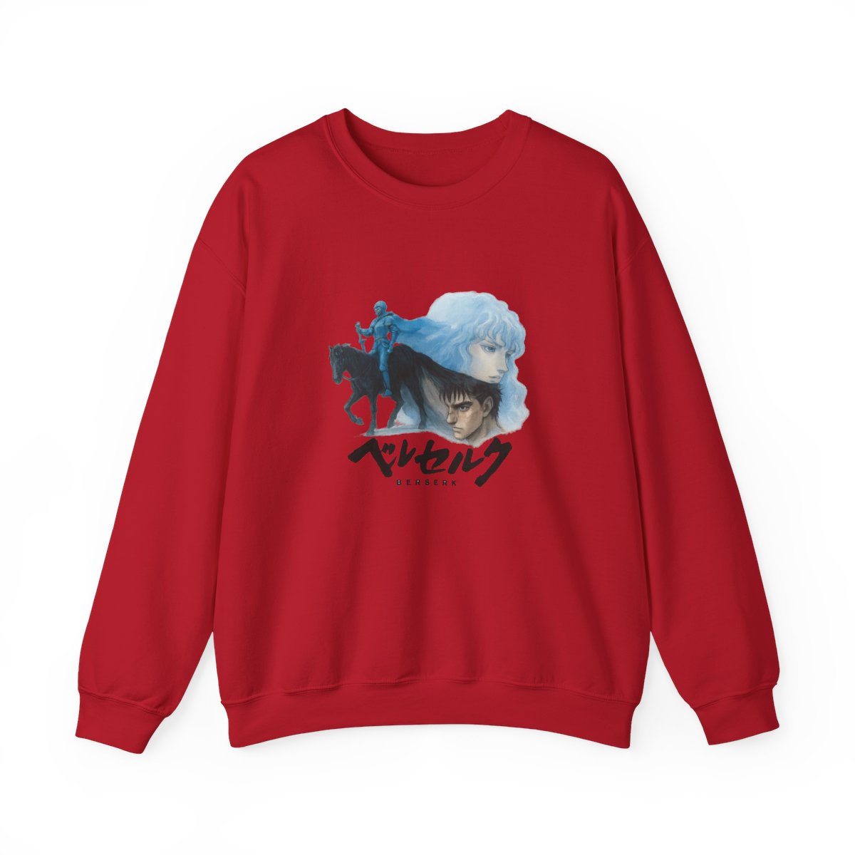 Berserk Manga Character Illustrations Sweatshirt - alternate angle 3, merchandise