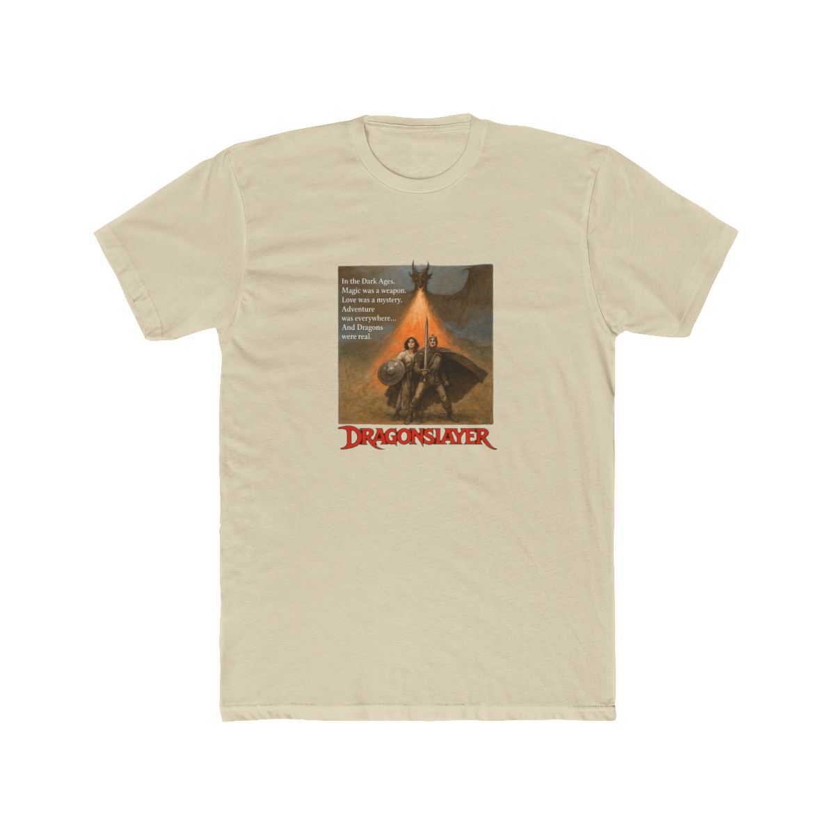Epic Dragonslayer Fantasy Warrior T Shirt - alternate angle 4, merchandise