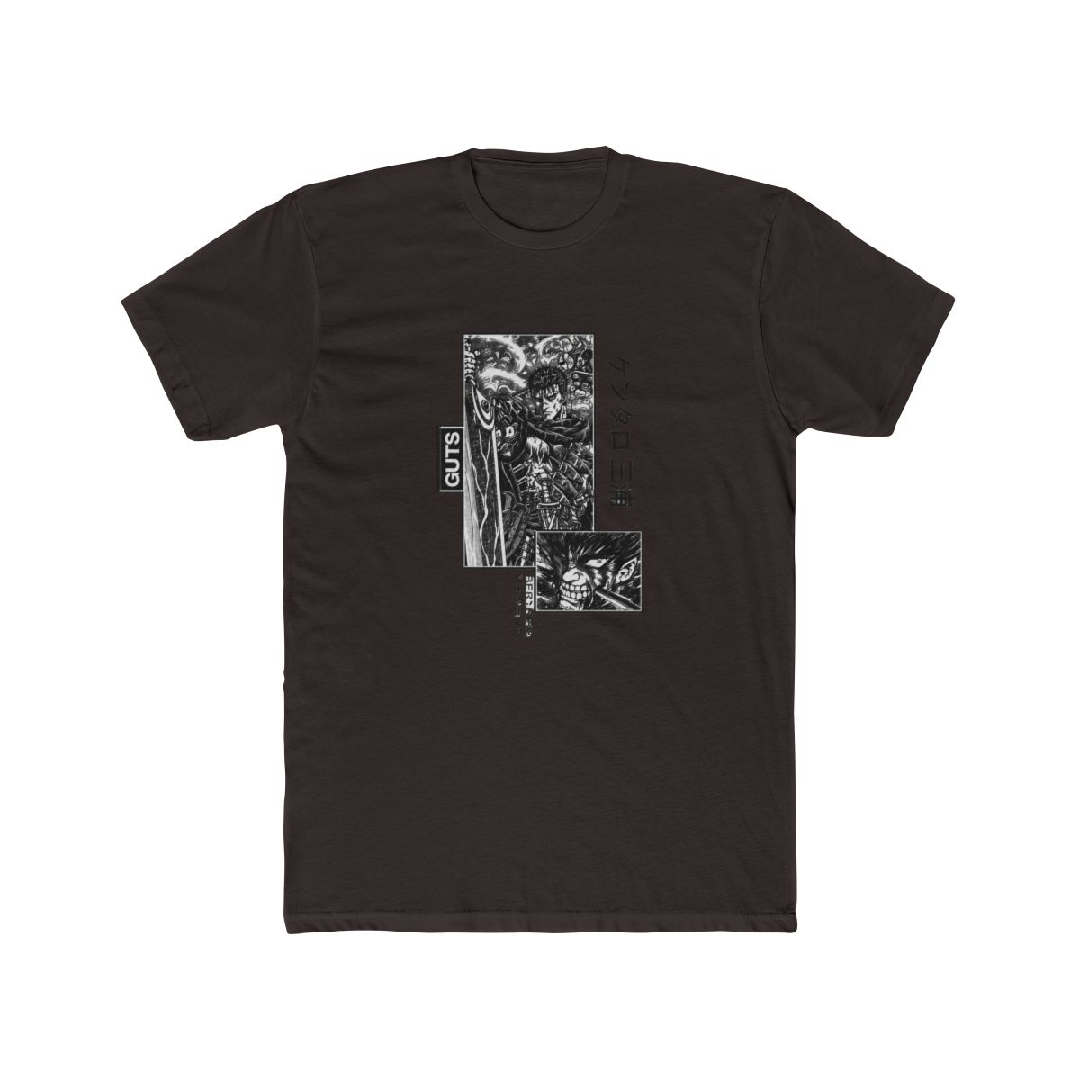 Berserk Guts Acid Wash Oversize T Shirt - Anime Manga Warrior Fan Gift - alternate angle 3, merchandise