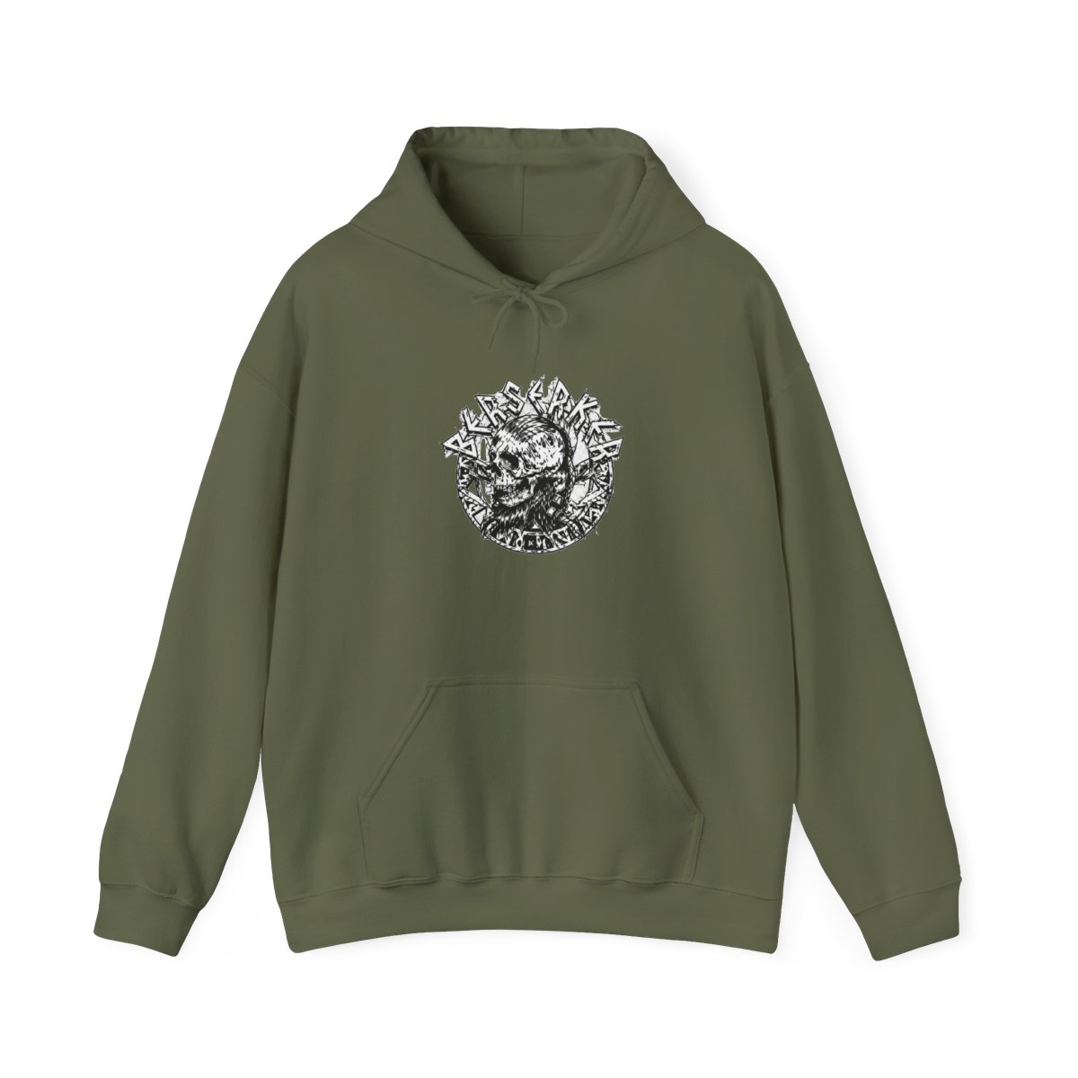 Berserker Viking Warrior Shawl Collar Hoodie - alternate angle 4, merchandise