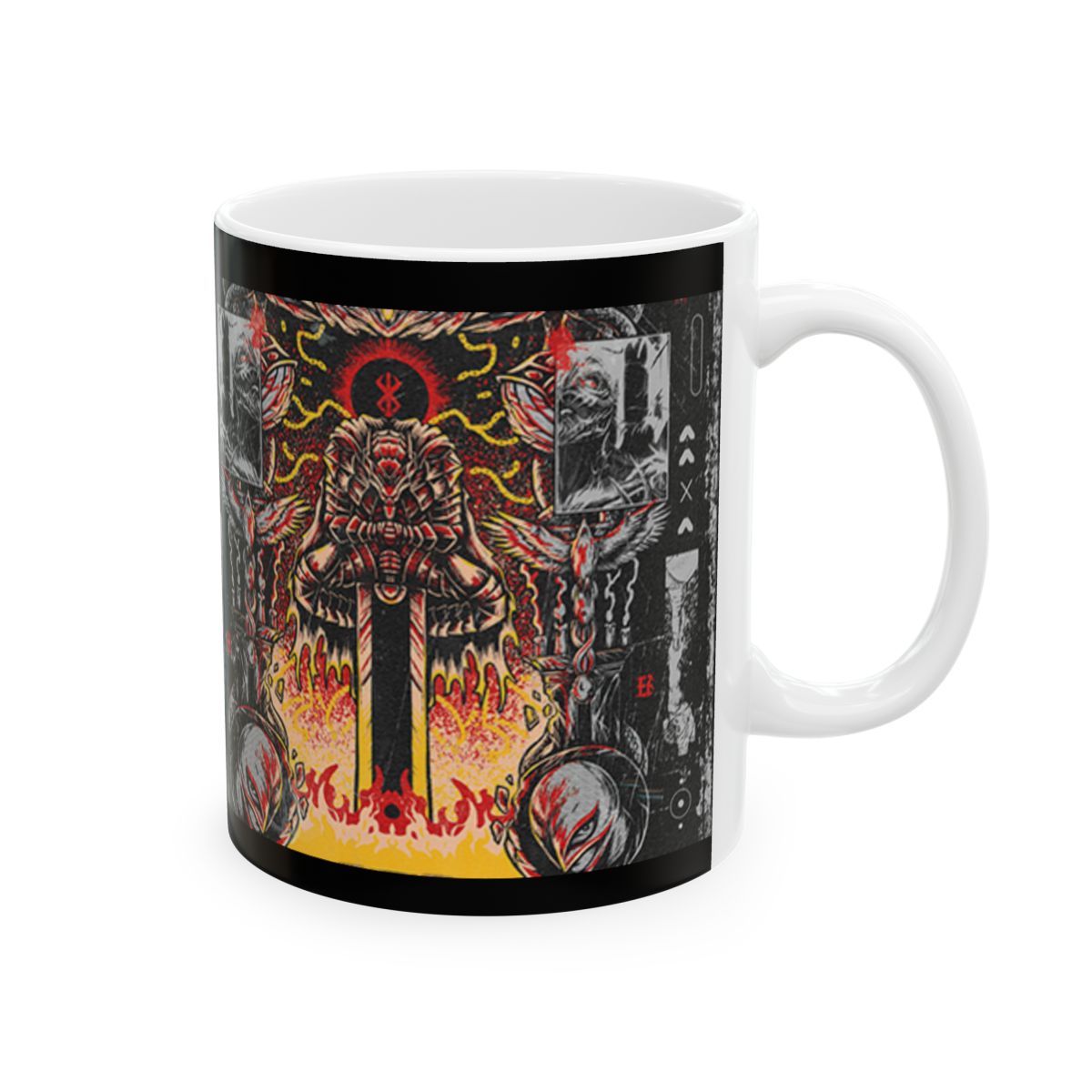 Berserk 'But At Least I'm Good At Something' Panoramic Mug - Anime Fan Coffee Cup - Official mugs merchandise