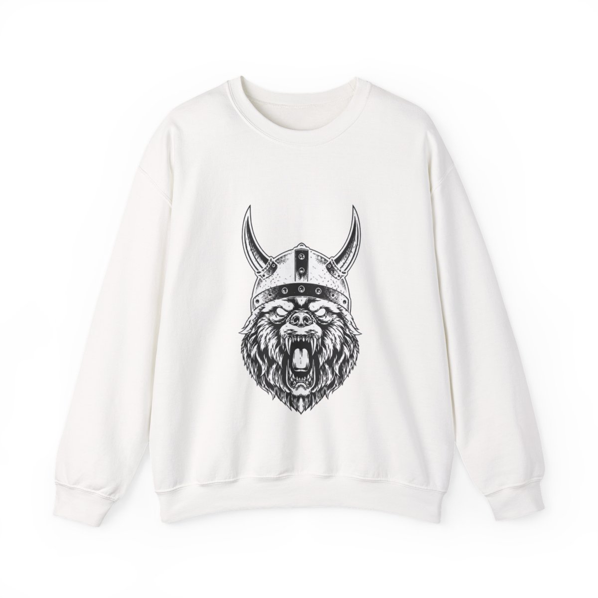 Viking Berserker Bear T-Shirt - Grizzly Nordic Warrior Design