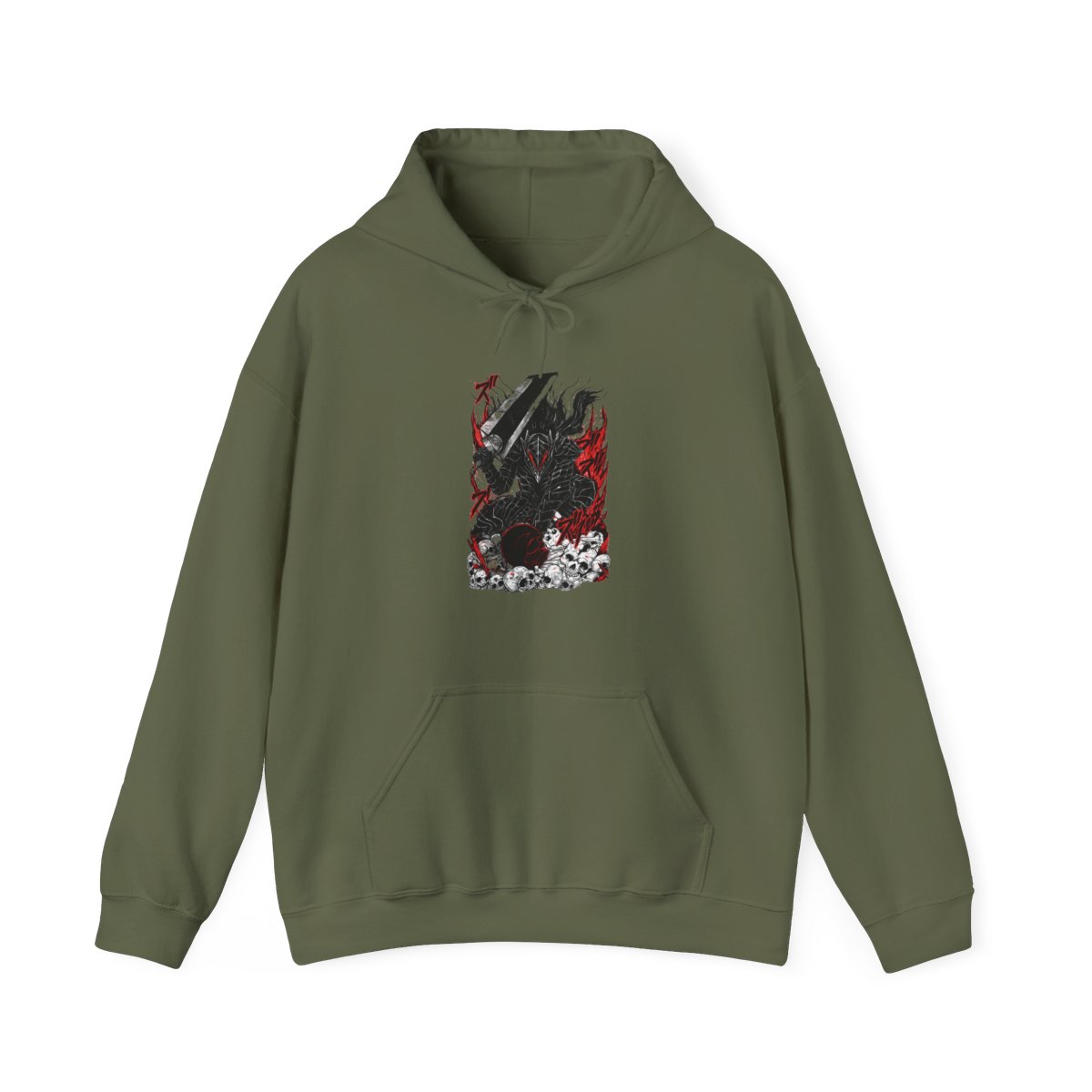 Berserk Eclipse Hoodie Dark Fantasy Bloody Eclipse - alternate angle 4, merchandise